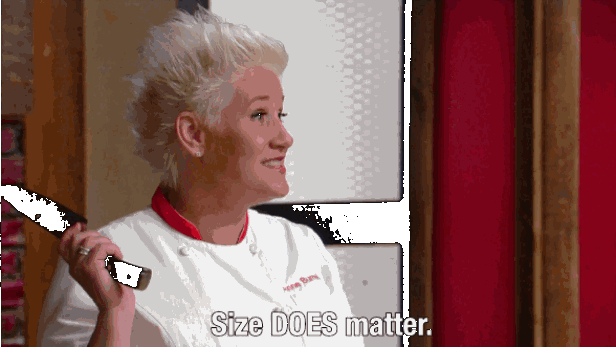 Anne says size does matter
