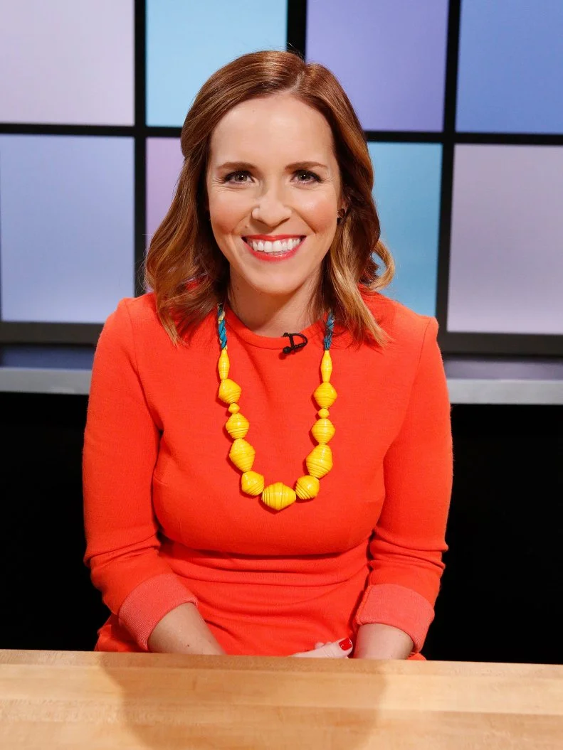 Judge Rachel Hollis poses, as seen on Food Network's Chopped Junior, Season 3.
