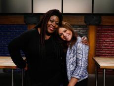 Winner Loni Love poses with her mentor Rachael Ray, as seen on Food Network's Worst Cooks in America, Season 9.