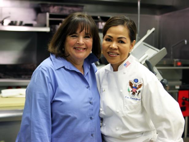 Ina with Chef Cris Comerford