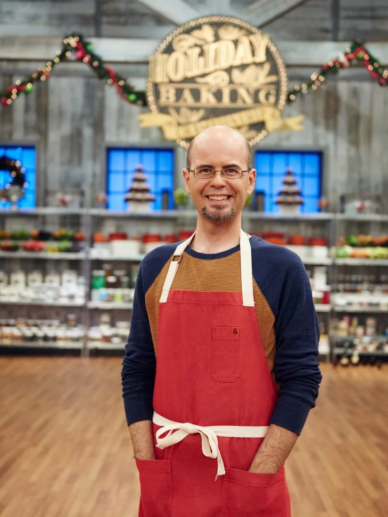 Contestant Jason Smith, as seen on Holiday Baking Championship, Season 3.