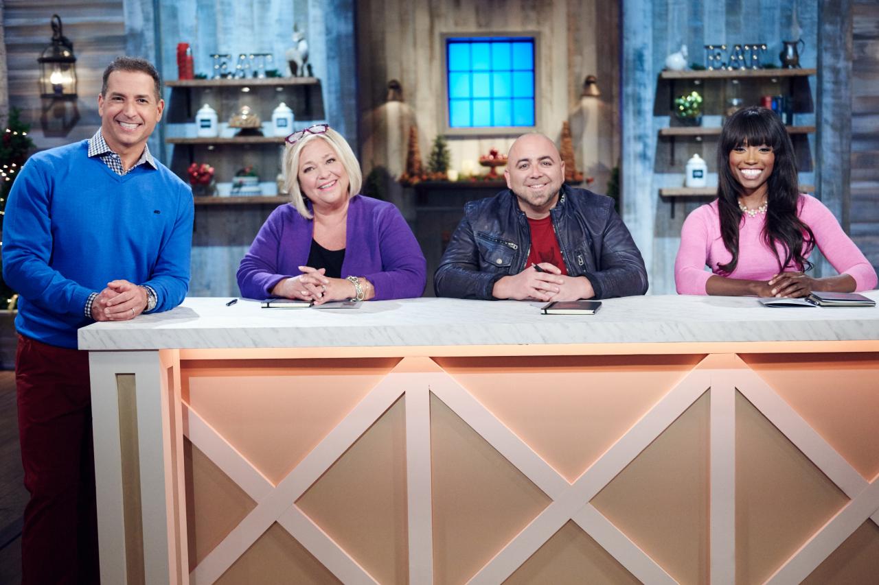 Duff Goldman and Lorraine Pascale, as seen on Holiday Baking Championship, ...