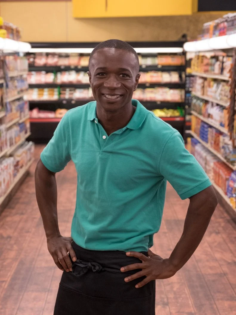 Portrait of contestant Andy Hyde, as seen on Food Network's Guy's Grocery Games, Season 11.