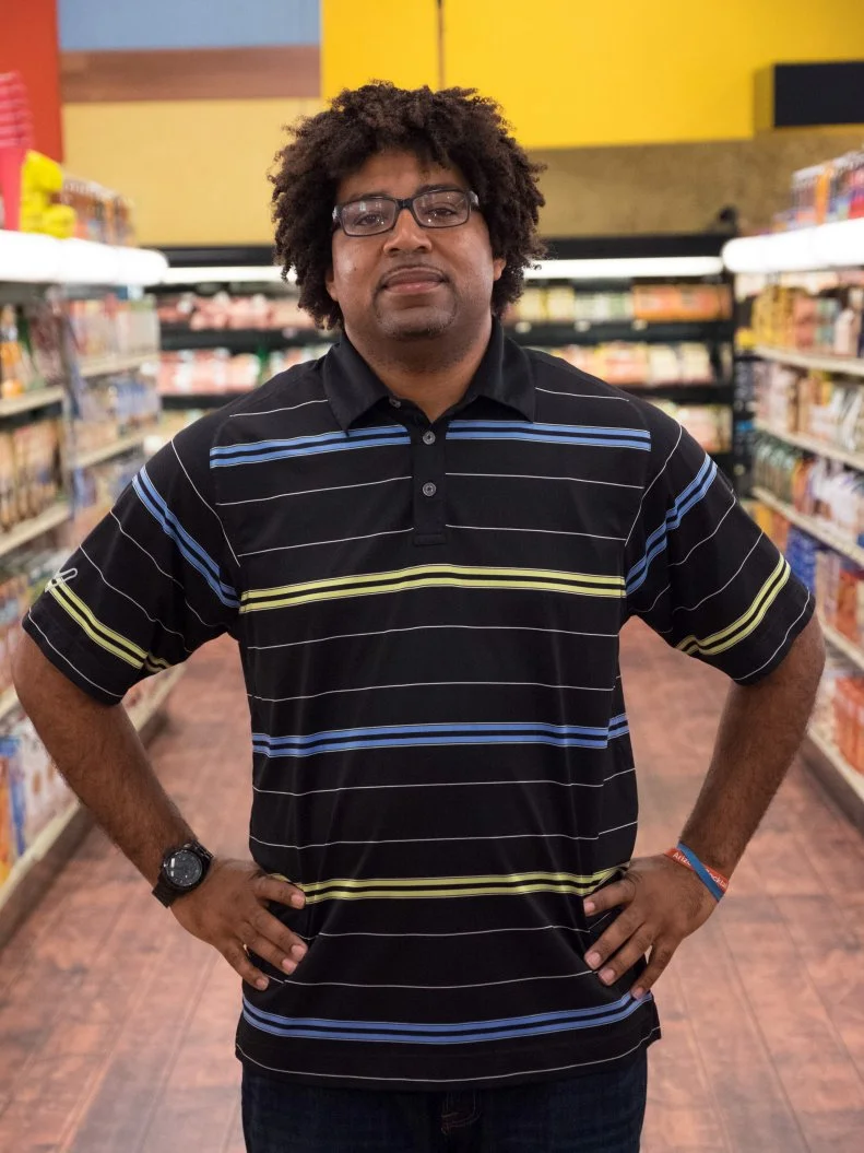 Portrait of contestant Stephen Jones, as seen on Food Network's Guy's Grocery Games, Season 11.