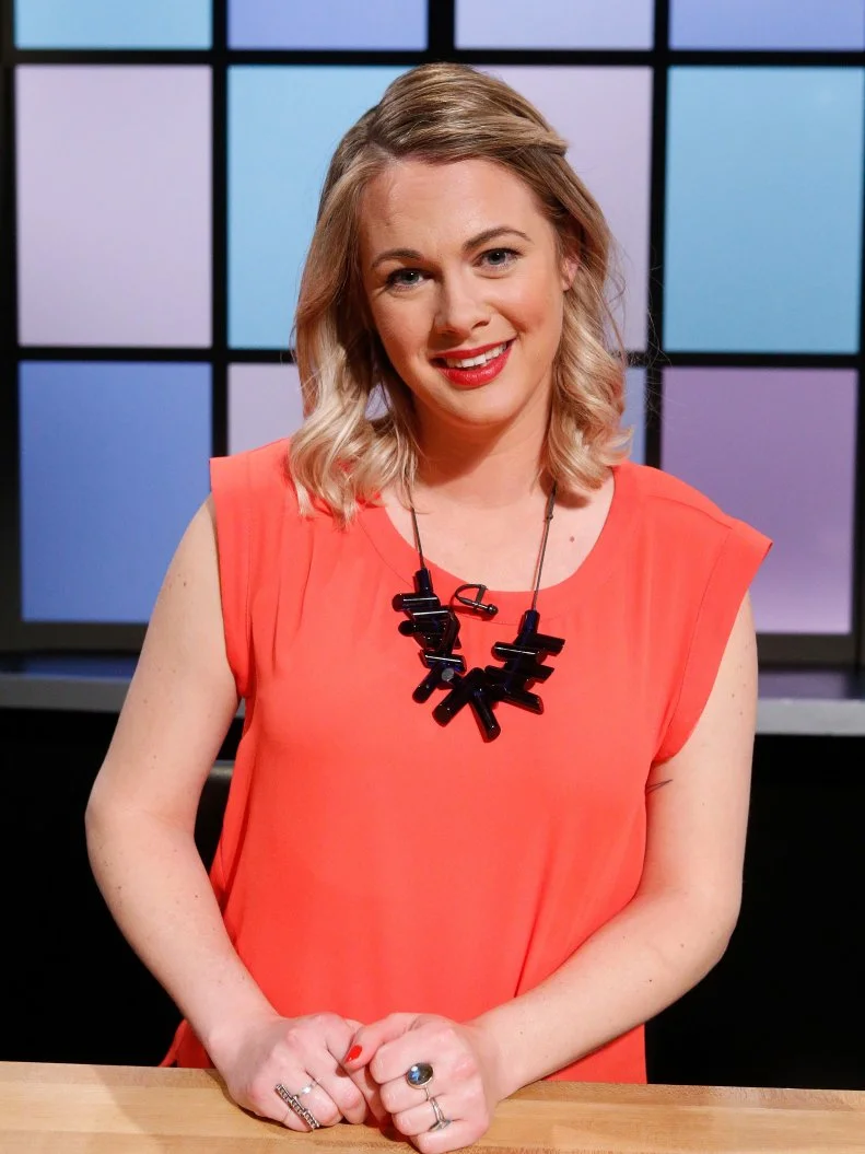 Judge Alison Roman poses, as seen on Food Network's Chopped Junior, Season 4.