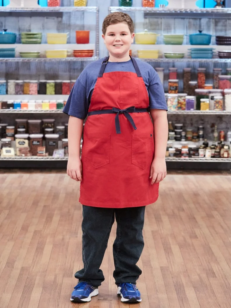 Contestant Aidan Berry, as seen on Food Network's Kids Baking Championship, Season 3.