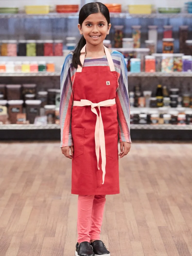 Contestant Maya Jindal, as seen on Food Network's Kids Baking Championship, Season 3.