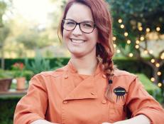 Chef Ashley Pado, as seen on Food Network's Chopped, Grill Masters Special.