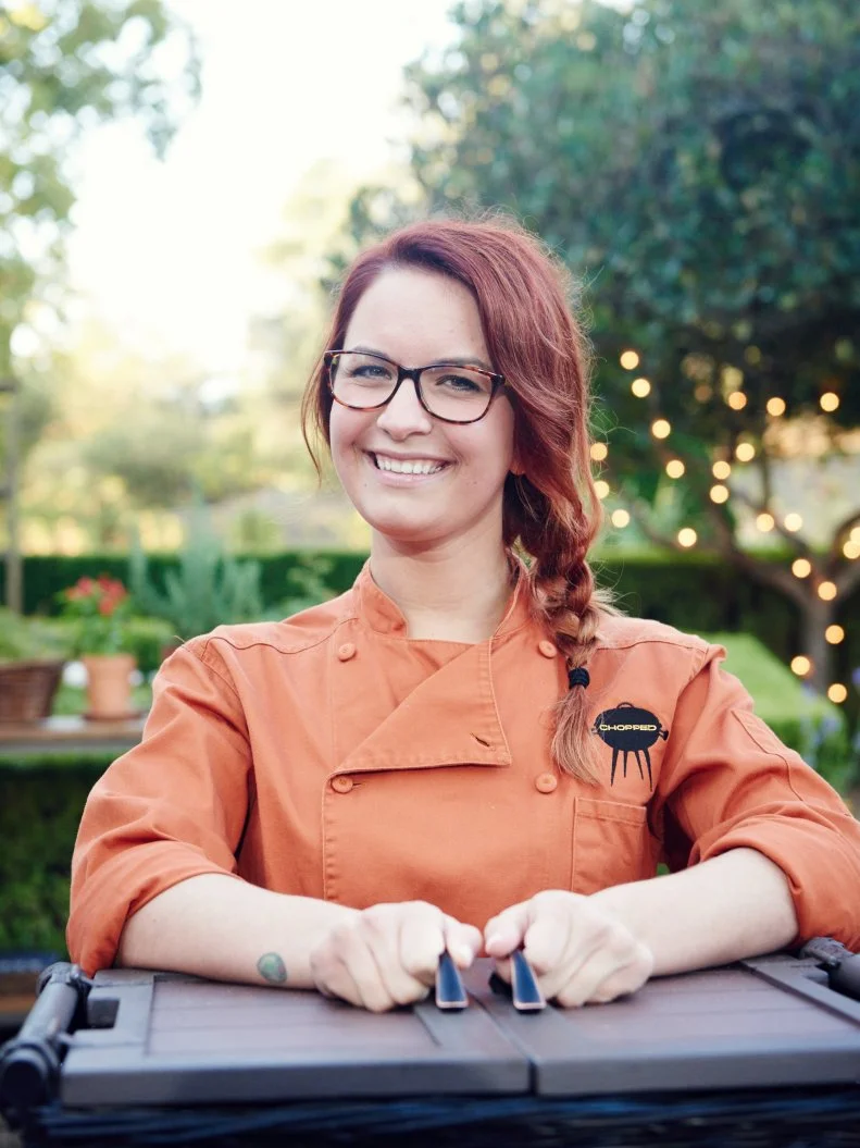 Chef Ashley Pado, as seen on Food Network's Chopped, Grill Masters Special.