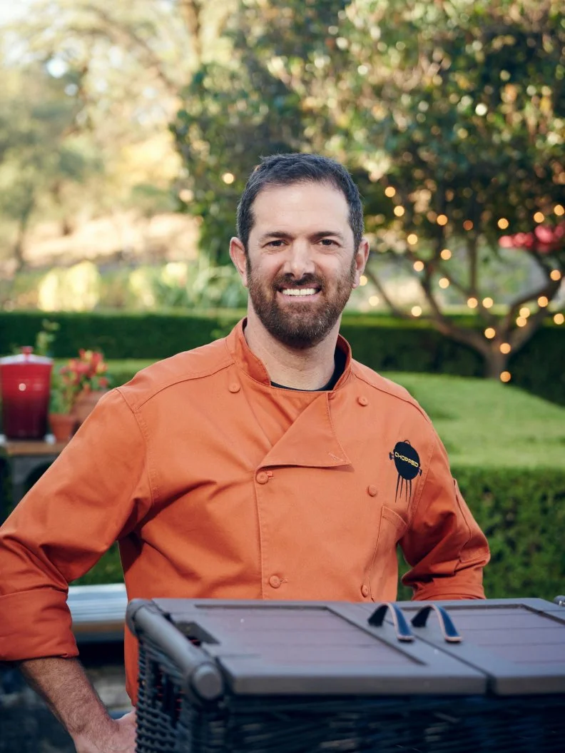 Chef Tony Maws, as seen on Food Network's Chopped, Grill Masters Special.
