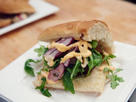 Inside-Out Burger with Mushrooms