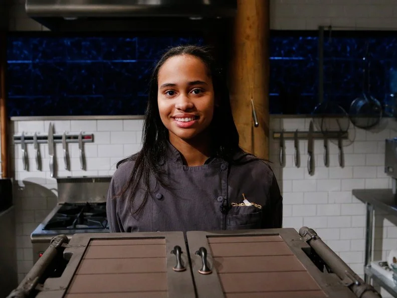 Teen chef Lyanna Cintron, as seen on Food Network's Chopped, Season 29.