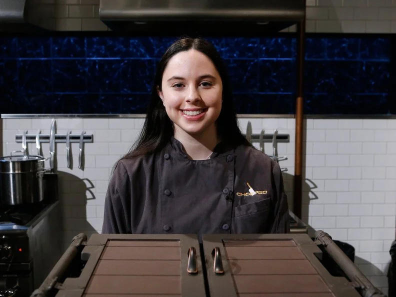 Teen chef Samantha Haas, as seen on Food Network's Chopped, Season 29.