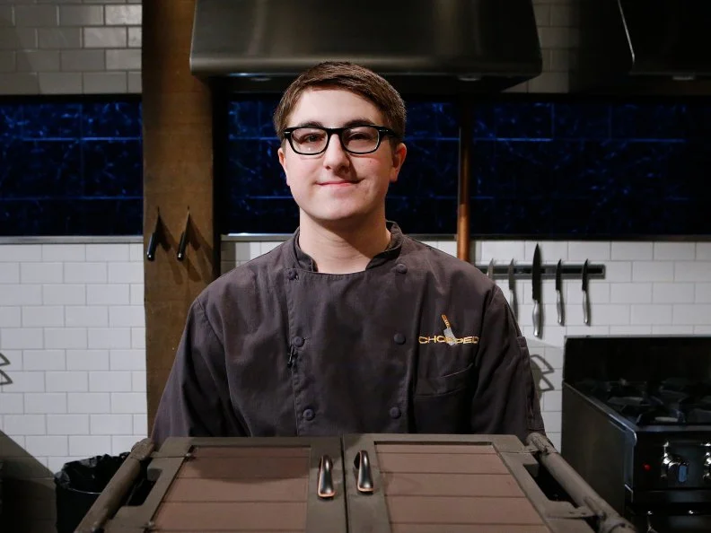 Teen chef Thomas McMonagle, as seen on Food Network's Chopped, Season 29.