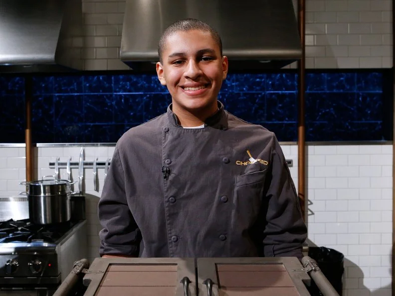 Gabriel Chirinos, as seen on Food Network's Chopped, Season 29.