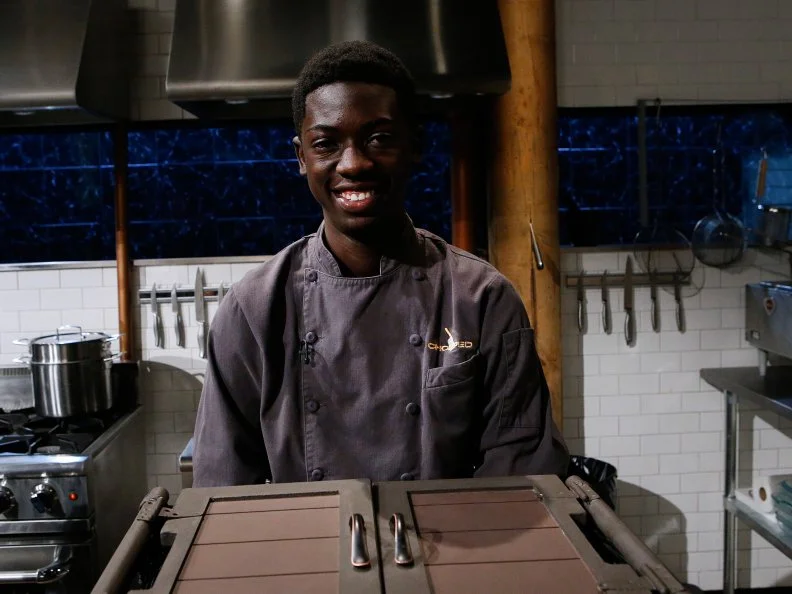 Mukanjo Mukuka, as seen on Food Network's Chopped, Season 29.