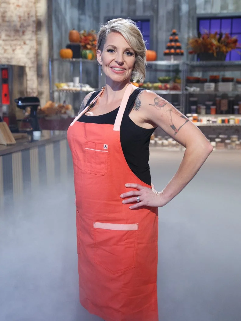 Contestant Amy Strickland poses for a portrait, as seen on Food Network's Halloween Baking Championship, Season 2.