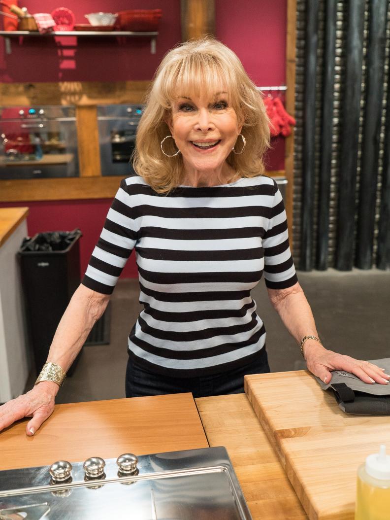Contestant Barbara Eden as seen on Food Network’s Worst Cooks in America: Celebrity Edition, Season 9.
