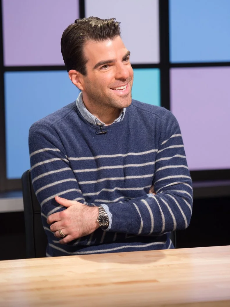 Judge Zachary Quinto during the Fried special as seen on Food Network’s Chopped Junior, season 5.