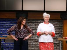 Mentors Rachael Ray and Anne Burrell appear, as seen on Food Network's Worst Cooks in America, Season 10.
