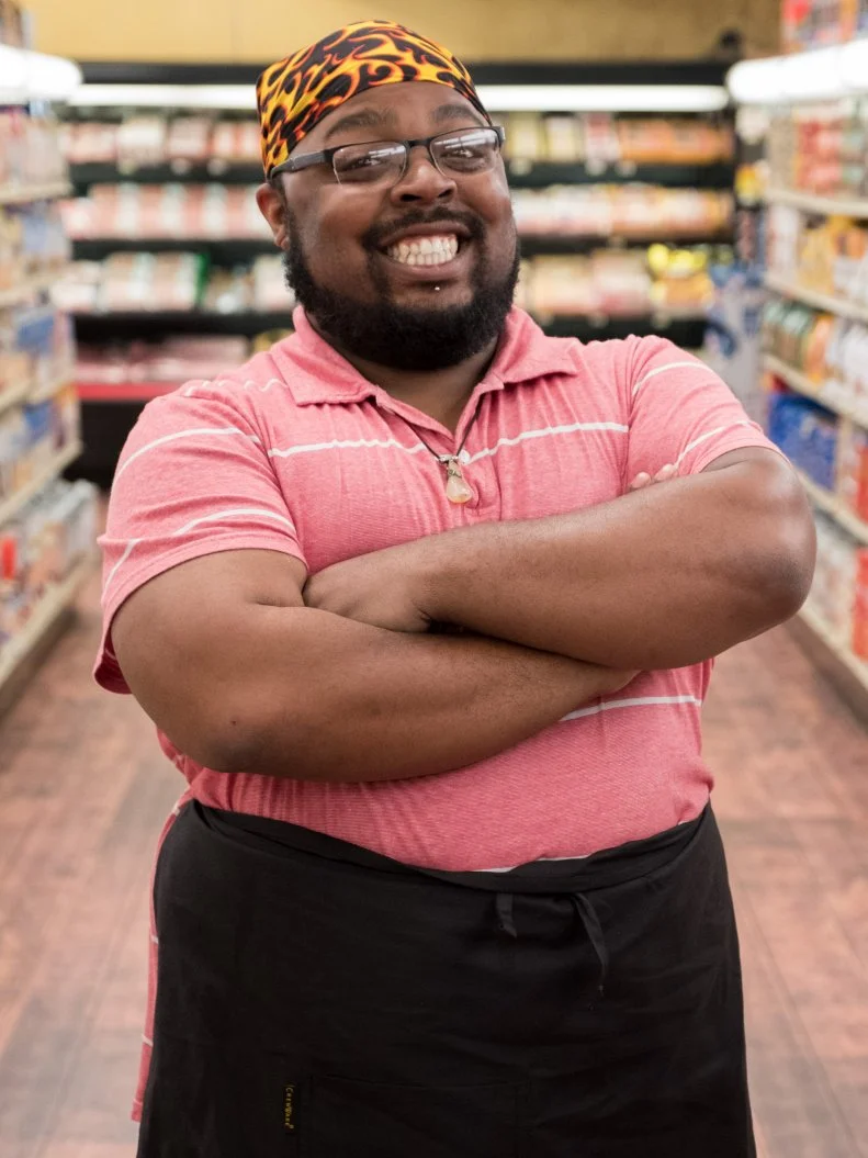 Contestant Michael Marina, as seen on Food Network's Guy's Grocery Games, Season 12.
