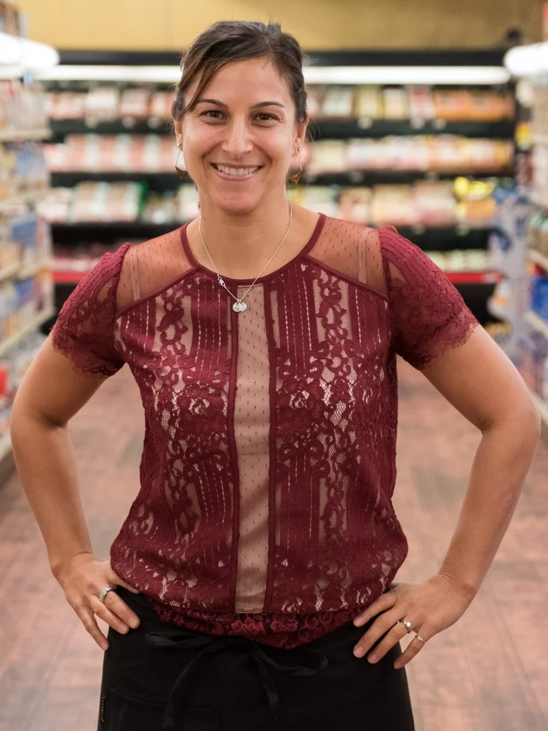 Contestant Tracey Shepos, as seen on Food Network's Guy's Grocery Games, Season 12.