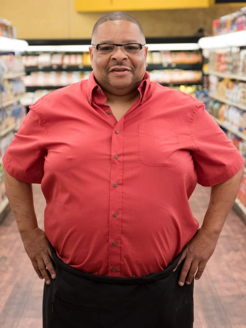 Contestant Glenn "Gator" Thompson, as seen on Food Network's Guy's Grocery Games, Season 12.