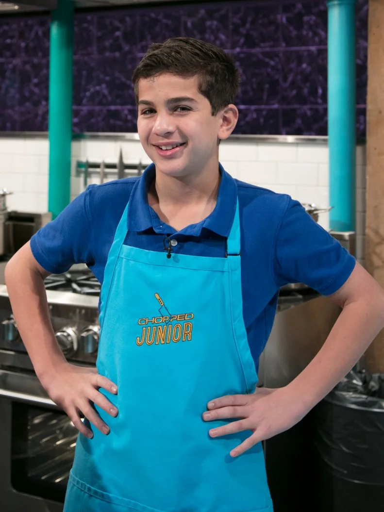 Junior contestant Matthew Merril poses on set, as seen on Food Network's Chopped Junior, Season 6.