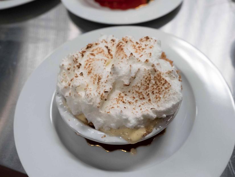 Contestant Matthew Grunwald's star challenge dish:  Lemon Meringue Ice Cream Pie, as seen on Food Network's Comeback Kitchen, Season 2.