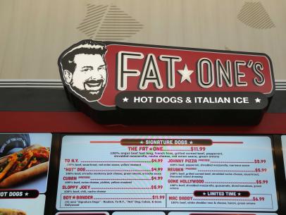 Photo from the restaurant listing for Fat One's Hot Dogs & Italian Ice