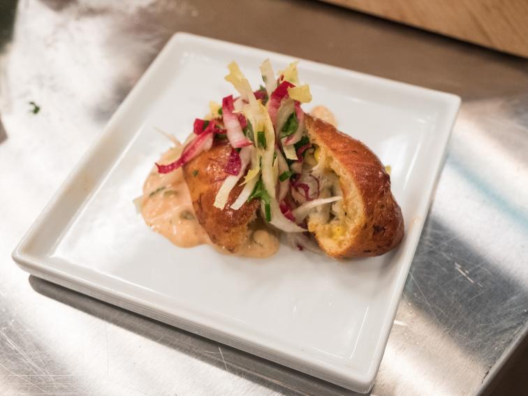 Creole Corn and Crab Hand Pies with Endive Slaw and Comeback Sauce Recipe Rusty Hamlin Food