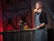 Host Bobby Flay after results from round two of the Star Challenge Beat Bobby Flay, On The Go, as seen on Food Network Star, Season 13.