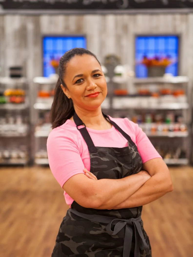 Dina Melendez-Bonnet, as seen on Halloween Baking Championship, Season 3.