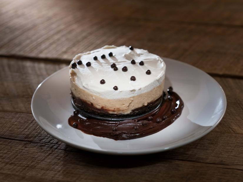 Contestant Amy Pottinger's dish, Chocolate Peanut Butter Pie, as seen on Comeback Kitchen season 3.