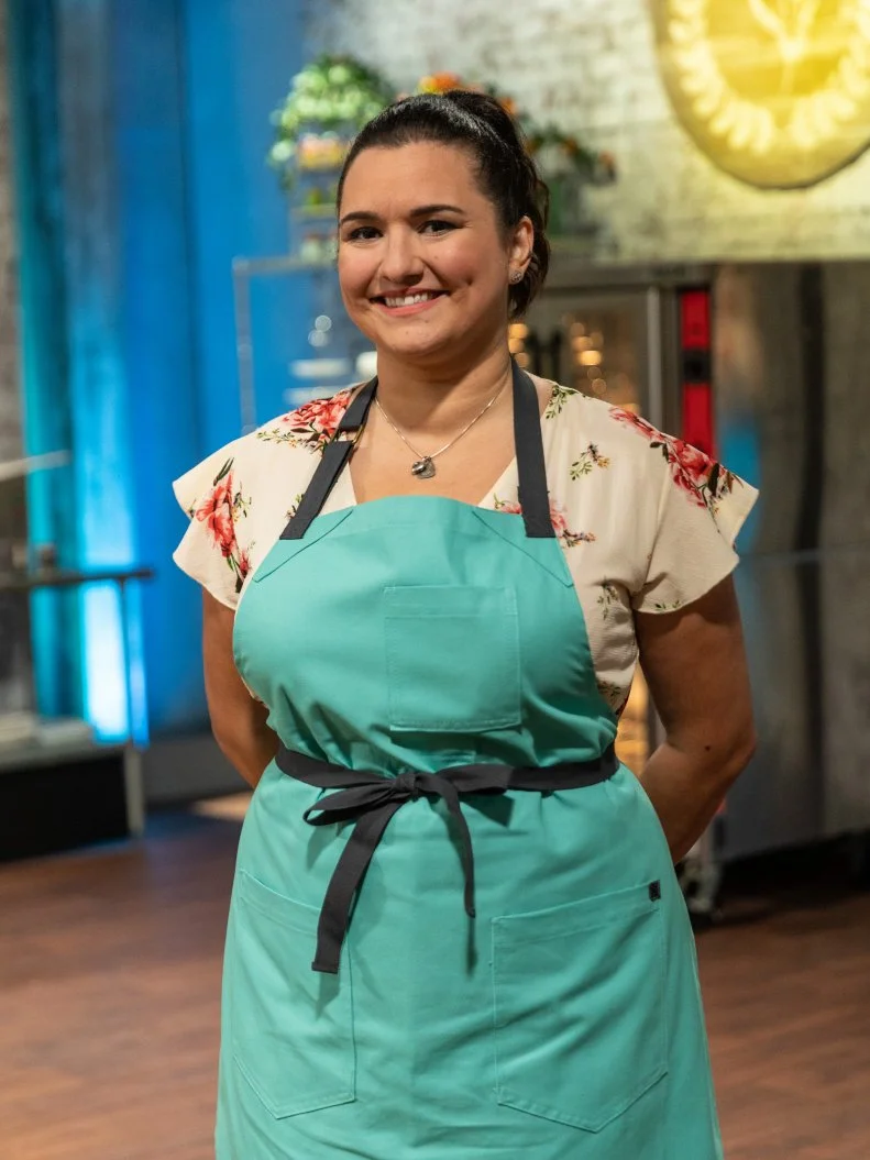 Contestant Jordan Kanoouse poses for a photo, as seen on Spring Baking Championship, Season 5.