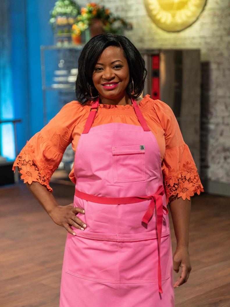 Contestant Tracey Marionneaux poses for a photo, as seen on Spring Baking Championship, Season 5.
