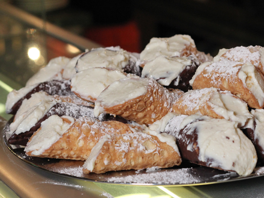Caffe Paradiso is queen of Boston's North End when it comes to cannoli. The pairing of light, flaky shell plus creamy filling should be enough, but they'll put you over the top by dipping the whole thing in chocolate.