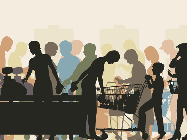 Why You End up in the Slowest Supermarket Line