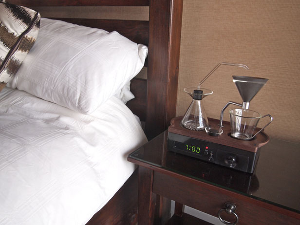 Coffee-Making Alarm Clock Starts Your Morning Right