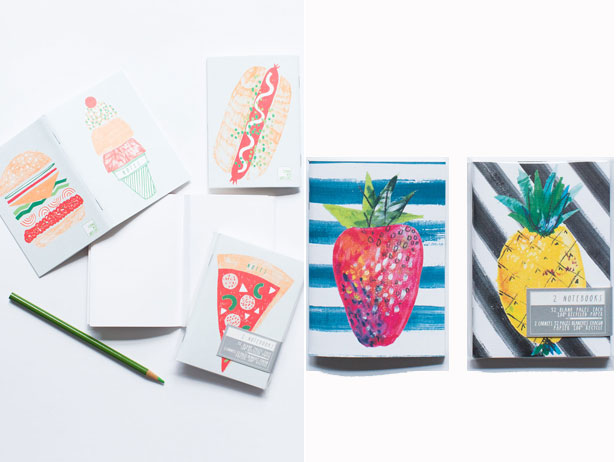 Food-Inspired Notebooks for Back-to-School