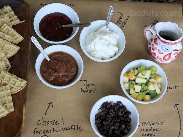 How to Set Up a Waffle Bar in 3 Easy Steps