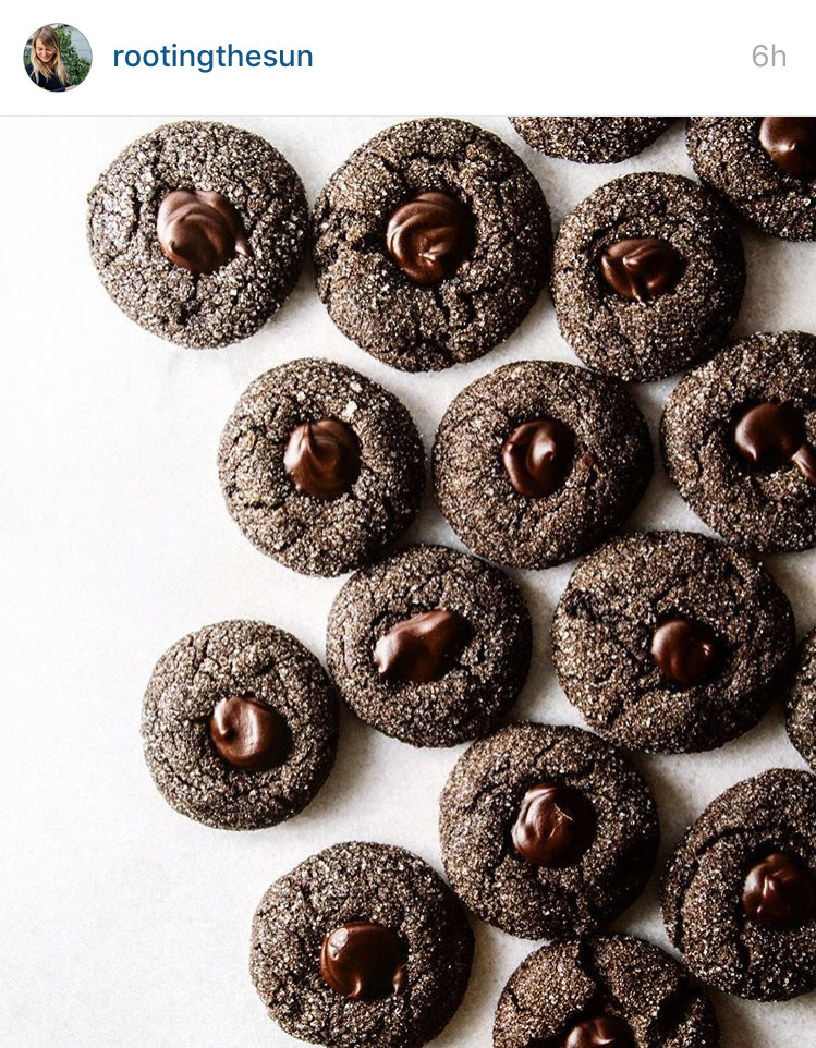 Chocolate Molasses Buttons