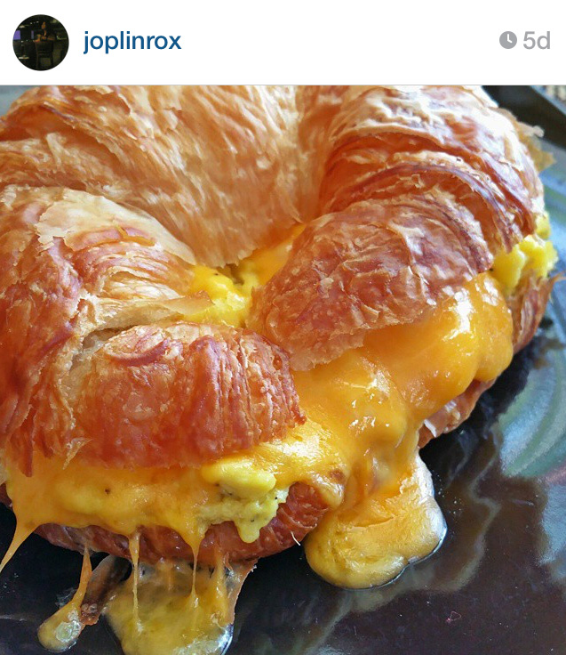 Egg and Cheese Croissant Sandwich