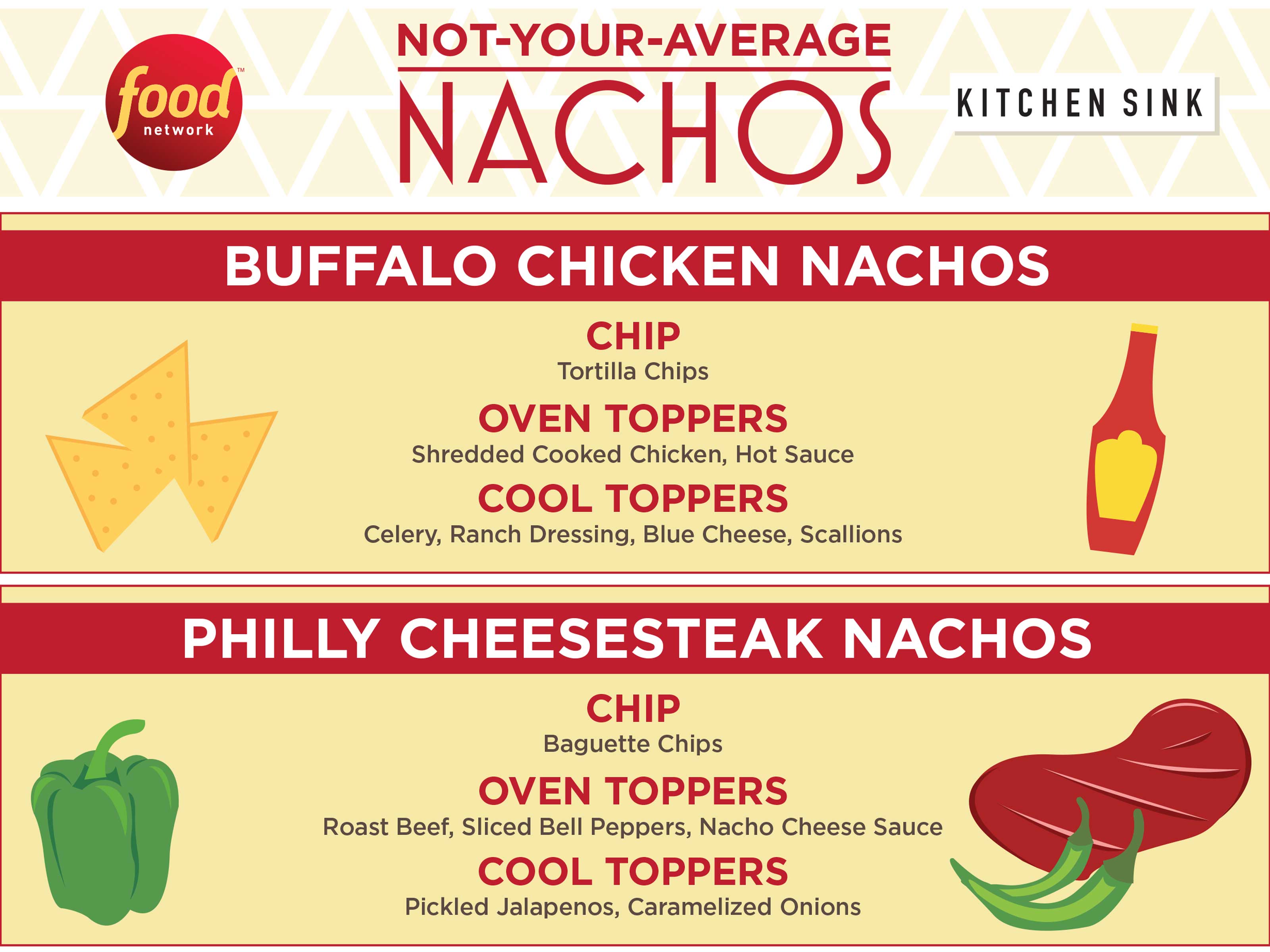 Upgrade your nacho game with these go-to ideas for chips and toppings.