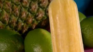 Pineapple-Lime-Pepper Ice Pops