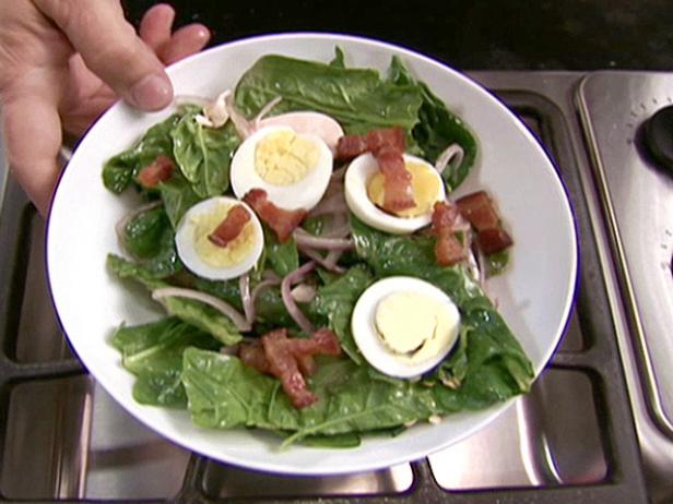 Classic Spinach Salad | Food Network Shows, Cooking and Recipe Videos