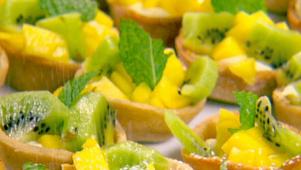 Kiwi and Mango Tartlets