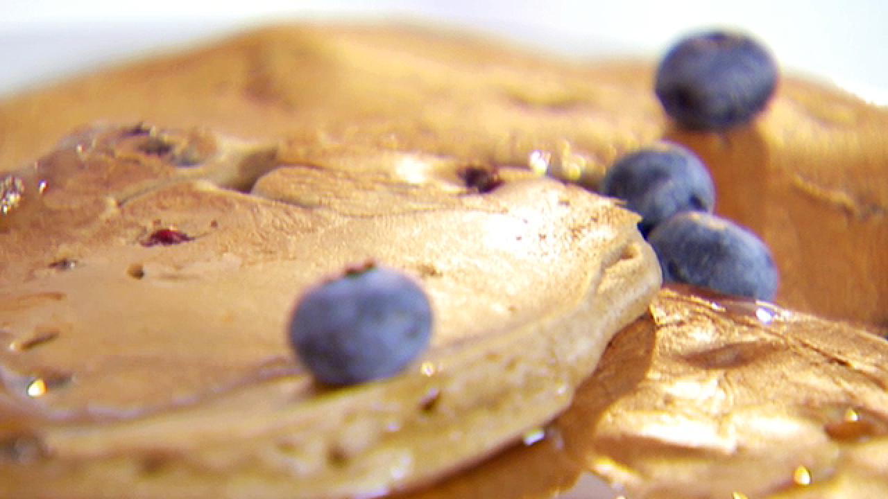 Blueberry Buckwheat Pancakes