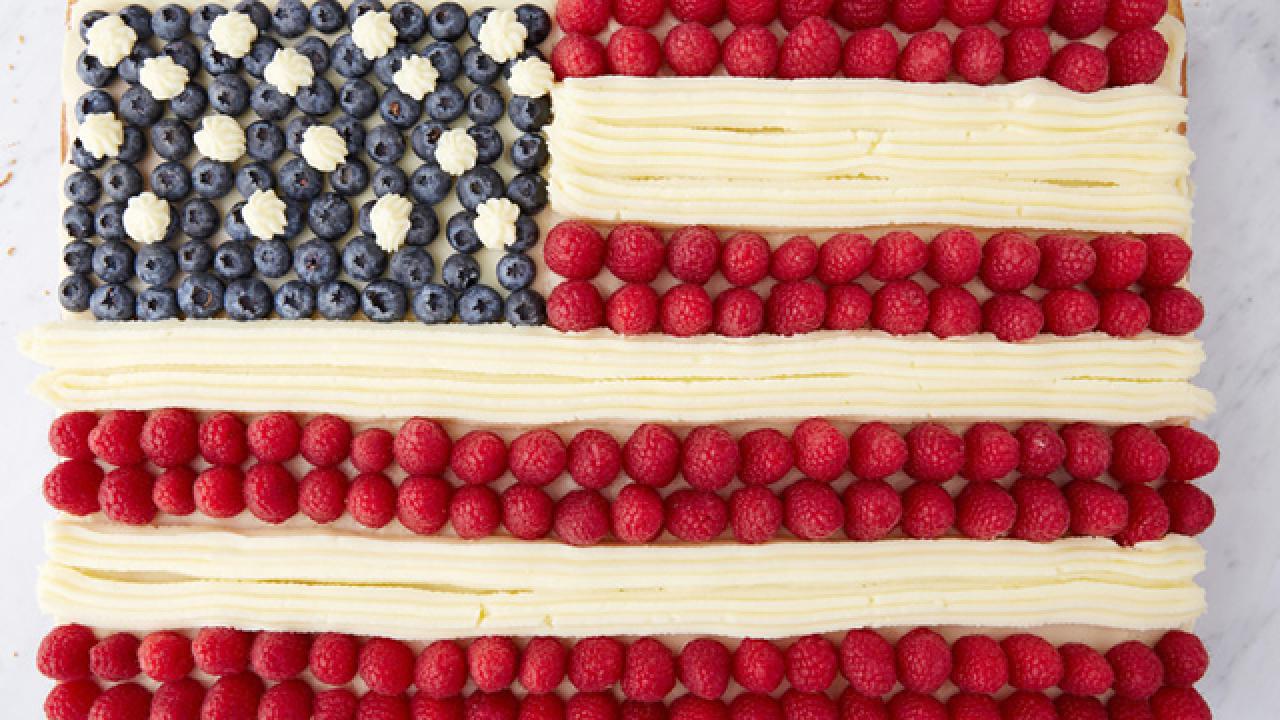 4th Of July Flag Cake
