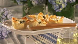 Spinach Souffle Phyllo Cups